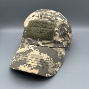 Condor Hat Cap Strap Back Mesh Tactical Coyote Brown Camo Patch Mens Military